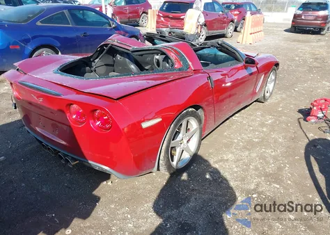 2008 Chevrolet Corvette из США, поврежденный, VIN 1G1YY26W985132040